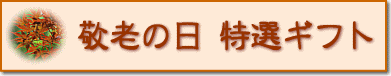 敬老の日 ギフト
