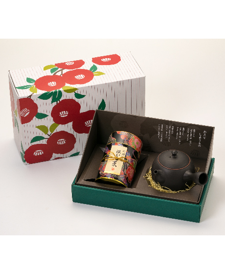 急須・缶入りセット